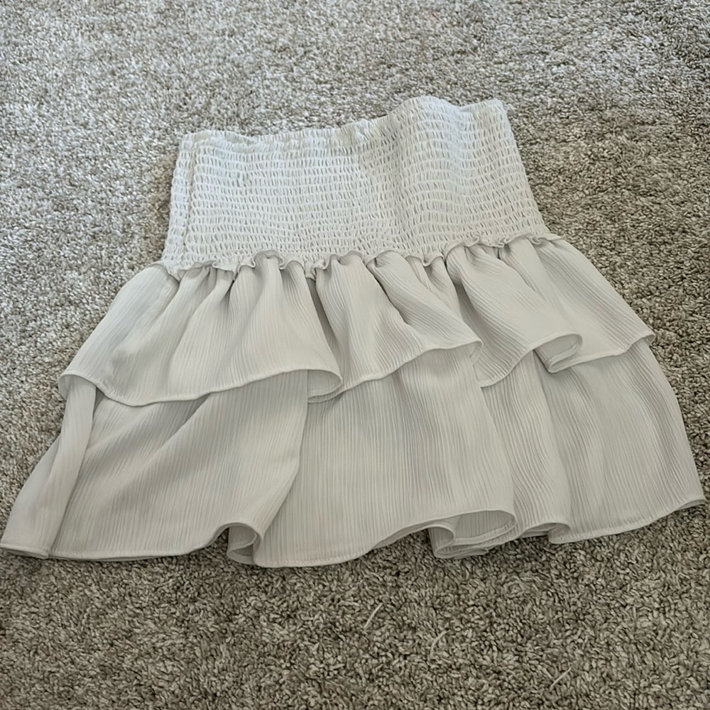 White skirt